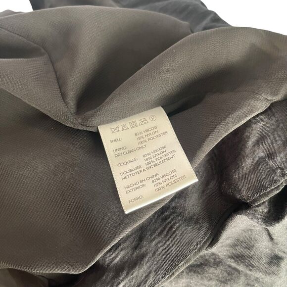 Silence + Noise Medium Thin Blazer Open Front Dark Blue Black Lightweight - Picture 3 of 12